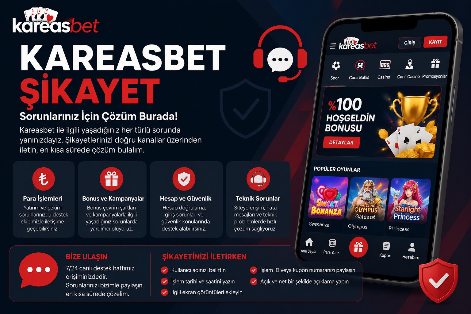 kareasbet şikayet